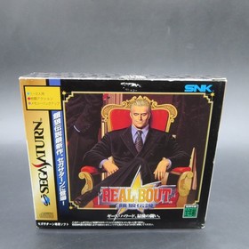 Real Bout Fatal Fury Sega Saturn with 1MB RAM Cartridge Japan