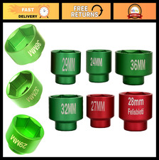 6-piece Oil Filter Socket Set 38 Drive Metric Sizes 24-36mm Fueloil Filter