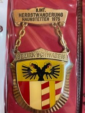 Haunstetten - Medal - Herb Dzielnica Szwabia - Wędrówka 1975 - RRR