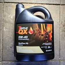Triple QX SynPlus PD 5W40 Fully Synthetic Car Engine Oil 5L PD Spec 5 Litre 6.28 per litre