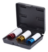 "Ks Tools 1/2\" Alu-Felgen Kraft-Stecknuss-Satz, 3-Teilig - 515.1005"