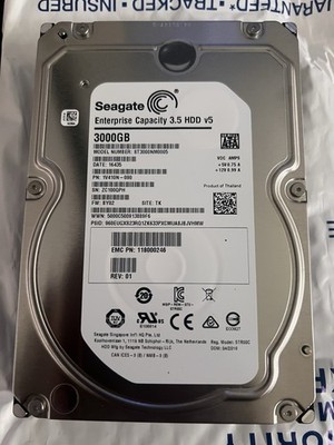 Seagate ST3000NM0005 3TB HDD 3.5'' SATA Hard Disk Server 3000GB Hard Drive PC