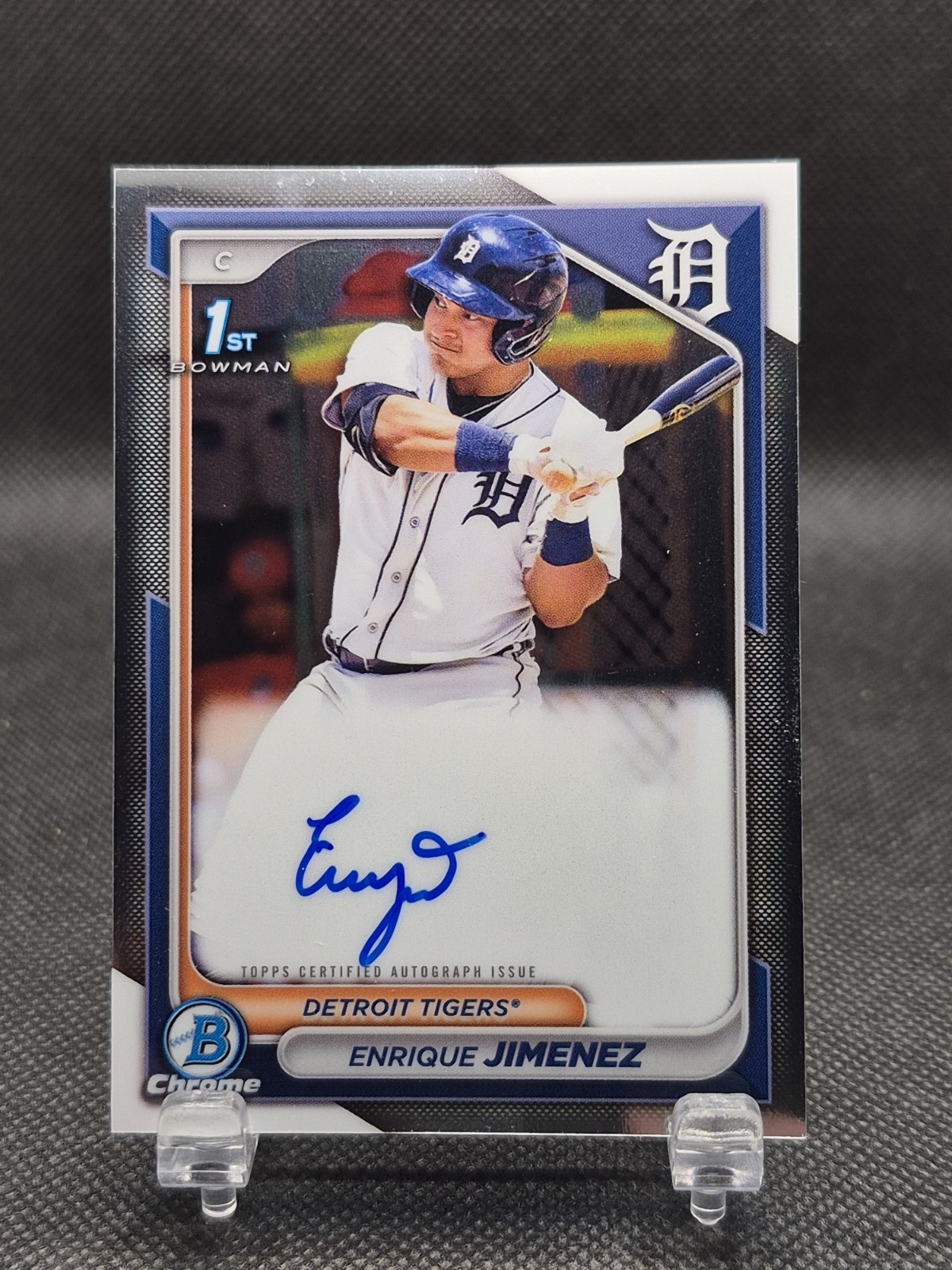 2024 Bowman Chrome Prospect Auto Enrique Jimenez #CPA-EJ Autograph Tigers (C)