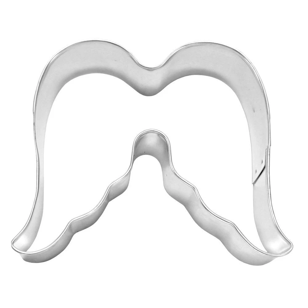 Angel Wings Cookie Cutter 4 in B1566, , Tin Plated