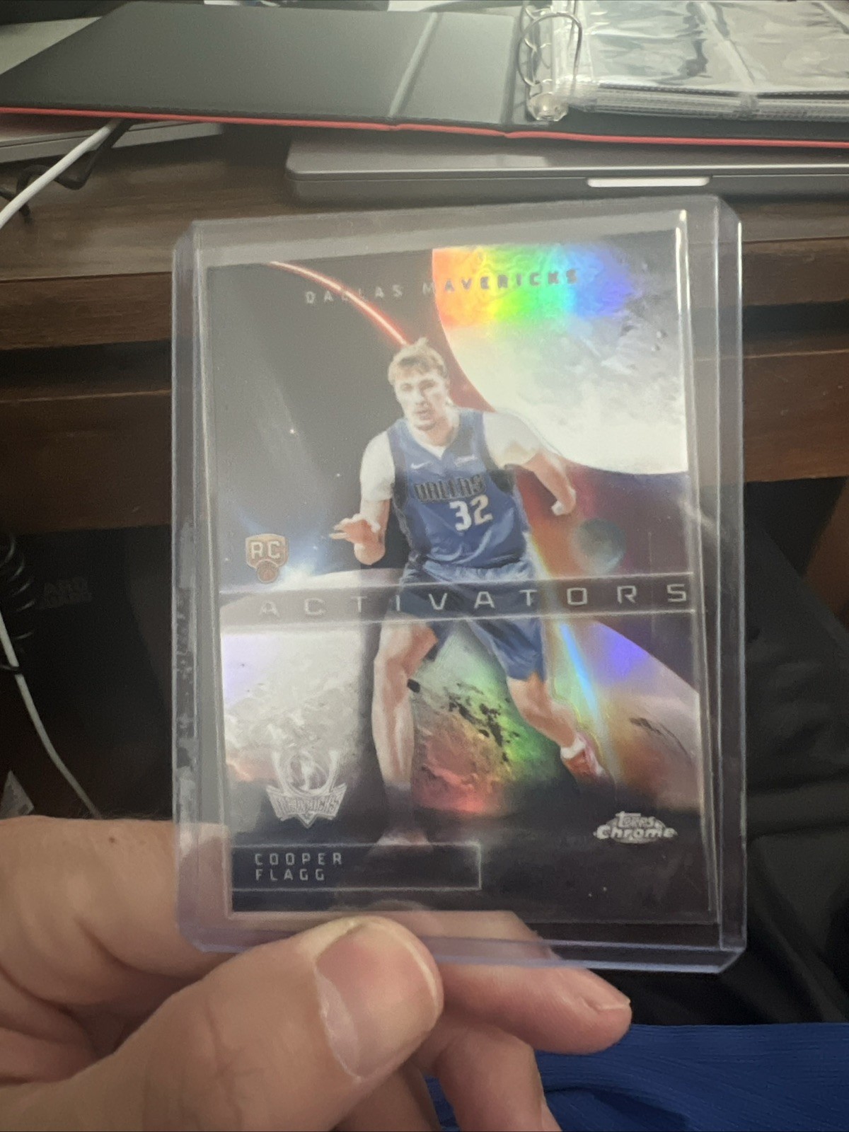 2025-26 Topps Chrome Cooper Flagg Refractor Activators RC Rookie  Mavericks NM