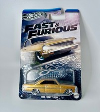 Hot Wheels Silver Series 1966 Chevy Nova Fast & Furious Racing Course 4/5 NEW