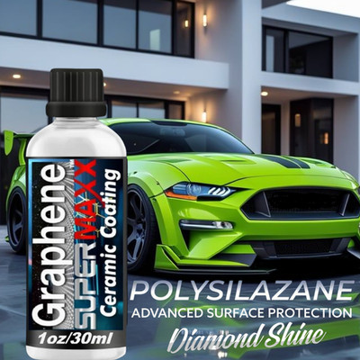 GRAPHENE CERAMIC COATING FOR CARS '10 YEAR' PAINT PROTECTION WET LOOK GLOSS 'KIT