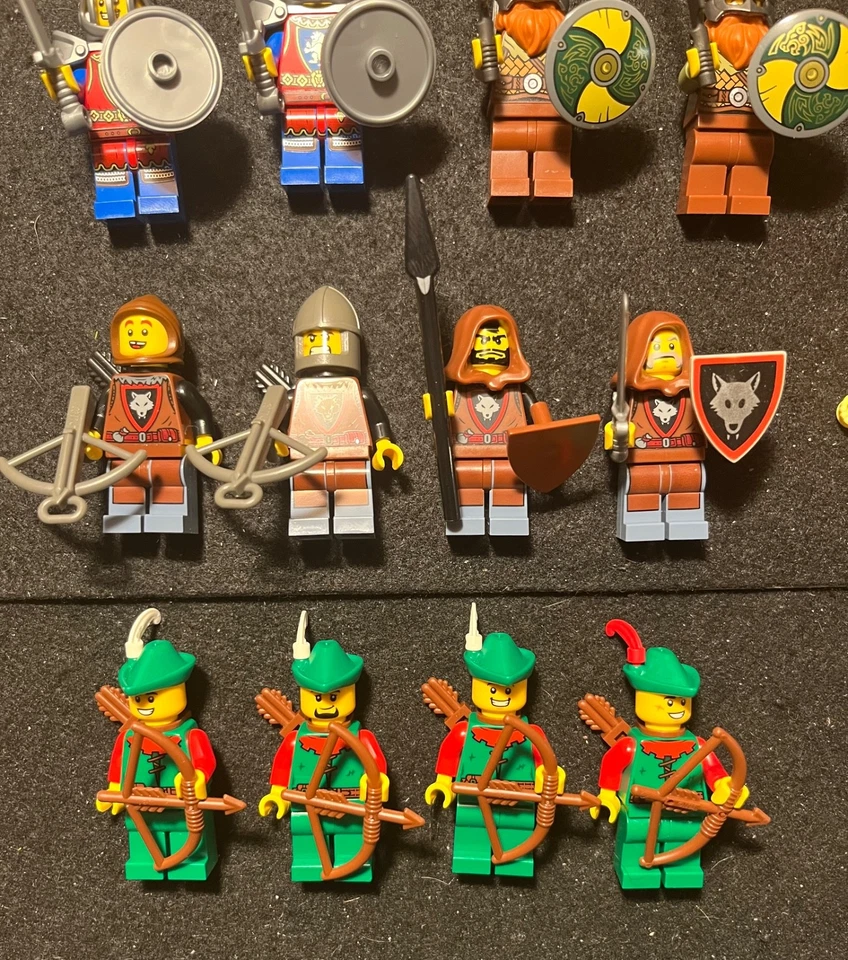 LEGO Minifigure Lot - Castle, Knights, Vikings, Forestmen and More - Image 2 of 4