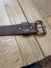 Brown Leather Belt 34