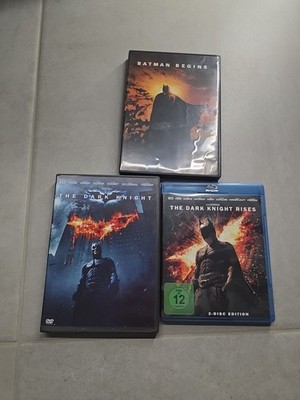 Batman Begins The Dark Knight DVD Blueray Zustand Sehr Gut Sammlung DC Warner