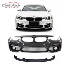For 2012-2019 Bmw 3 Series F30 Upgrade To M3 Style Front Bumper Kit W Fog Holes For 2012-2019 Bmw 3 Series F30 Upgrade To M3 Style Front Bumper Kit W Fog Holes