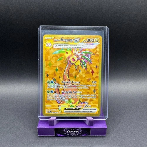 Alolan Exeggutor EX Pokemon SSP Surging Sparks 248/191 Gold Hyper Rare NM aky CG