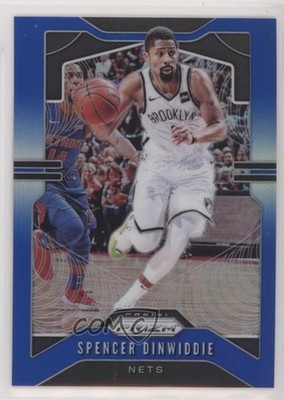 2019-20 Panini Prizm Blue Prizm 94/199 Spencer Dinwiddie #48 py5