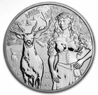 2023-Germania Valkyries Ostara BU-1 oz Silver Coin .999-COA-Capsule-25k Minted