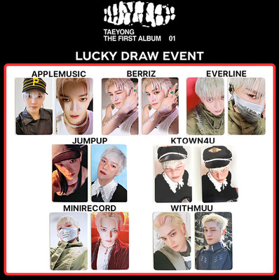 TAEYONG From NCT 1st Album WYLD Lucky Draw Photocard | eBay