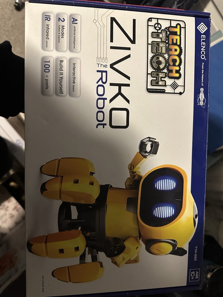 Elenco Teach Tech Zivko Robot Kit STEM AI Hexapod Build Kit NEW