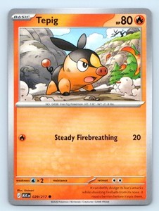 basic tepig pokemon card value - 023/163 Holo Rare Promo Colorless Ram (20) Fire Tepig Pokemon Card | eBay