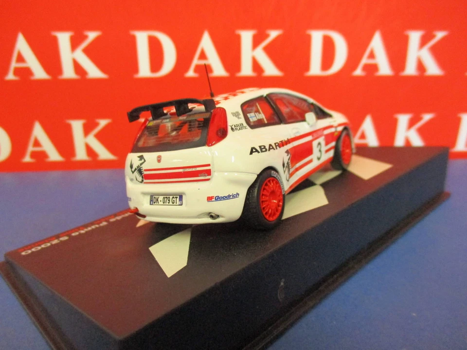 Die cast 1/43 Modellino Auto Fiat Abarth Grande Punto S2000 Rally Russia 2007 - Immagine 3 di 4