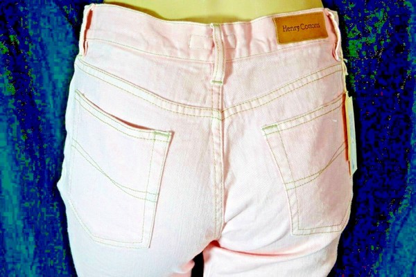 Pantalones vaqueros de mujer de diseño HENRY COTTONS lino S W28 nuevos 189 € NUEVO 