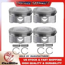 Pistons w/ Rings Kit For Toyota Camry RAV4 Scion xB tC Lexus 2.4L 13211-28112-A0