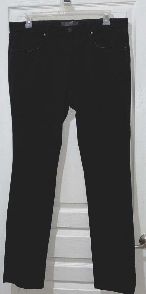 J Brand Kane Slim Straight Leg Black Jeans Mens 36 x 33 Soft