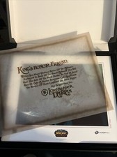 World of Warcraft Trading Card Game Alliance Art Card Set 35 Art Prints Lot Box