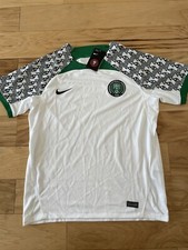 Nigeria Soccer Jersey - Small - Nike - Home - White