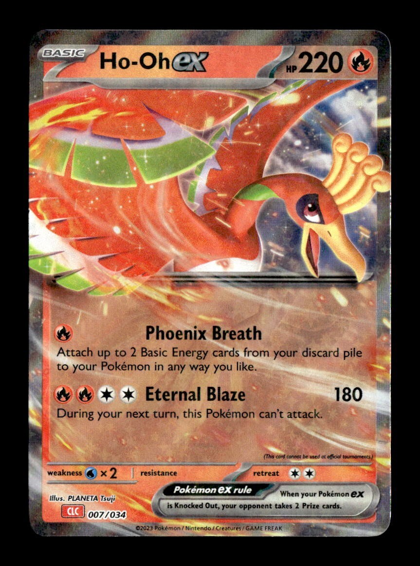 Pokemon TCG - Ho-oh ex - Trading Card Game Classic - 007/34 - Near Mint