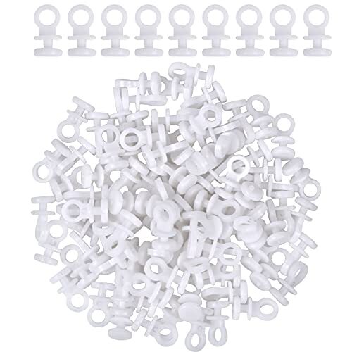 Ganci Plastiche per Tende Ganci per Binario per Tende a Scorrimento per (w3Y)
