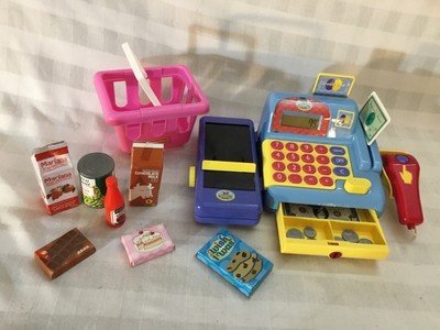 just like home cash register with scanner