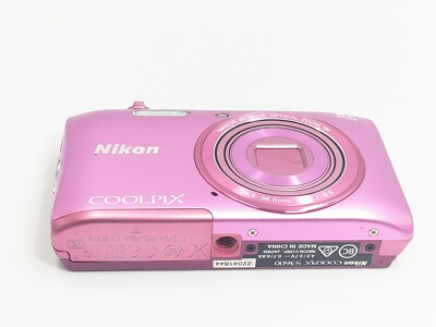 【ほぼ新品】ニコン Nikon COOLPIX S3600 Nikon COOLPIX S3600 20.1MP 8x Wi-Fi Digital Camera From JAPAN