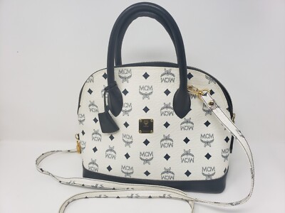 MCM Munchen Germany Monogrammed Crossbody Shoulder Bag