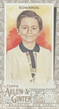 2020 TOPPS ALLEN & GINTER GOLD BORDER MINI JULIAN EDWARDS ACTOR B4124