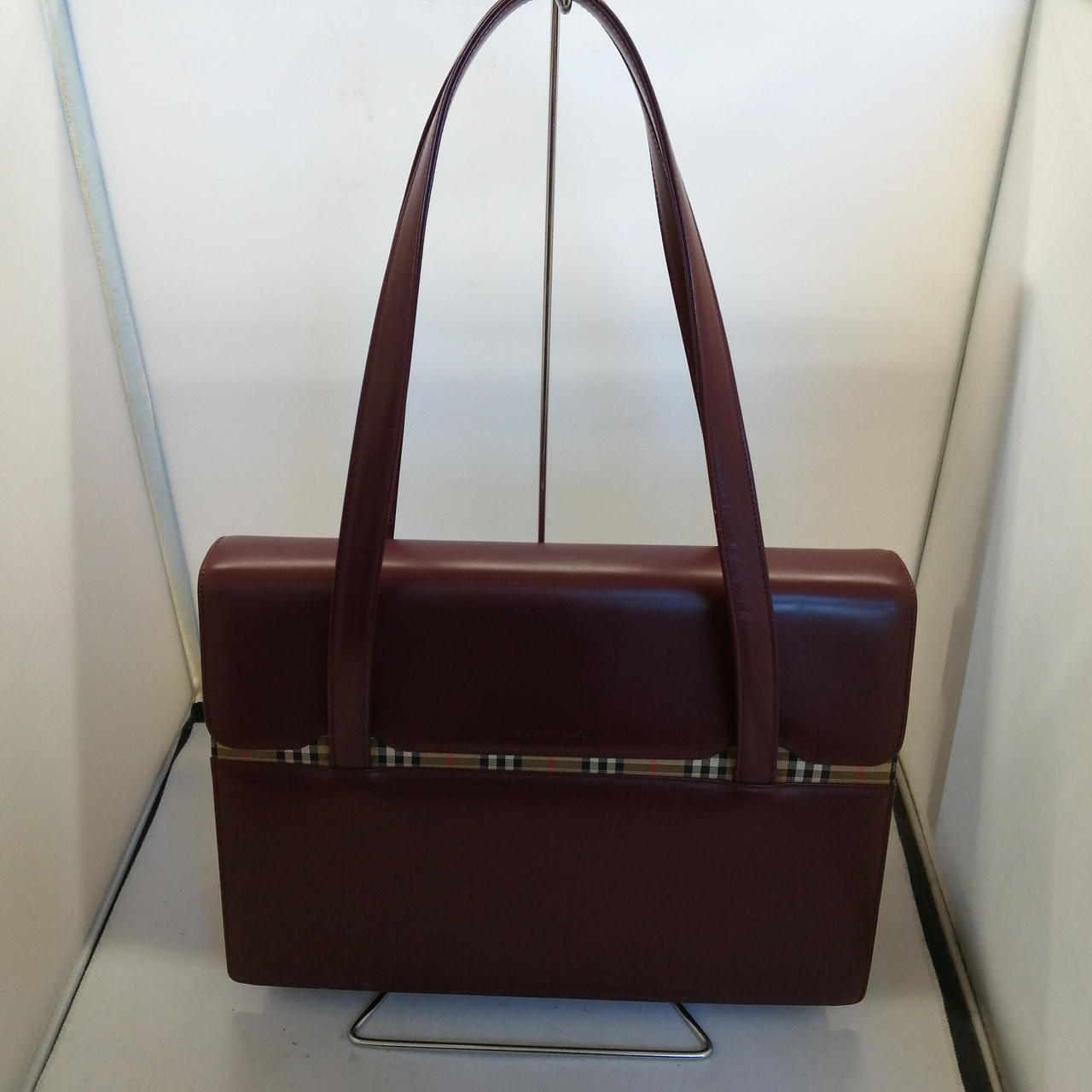 Nova Check Handbag Model Number BURBERRY