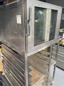Belshaw Adamatic Convection Oven FG189-UZ86 With Tray Cart/base And Baking Trays
