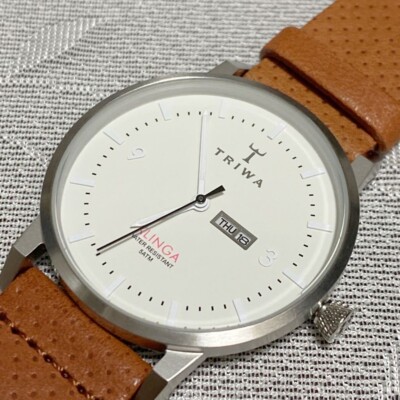 TRIWA KLINGA Wristwatch Leather belt KLST101-CD010212 38mm New