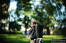 Swirly Petzval bokeh ŁZK LUCAR 50/1.6 converted to Sony E + focusing | #8317359