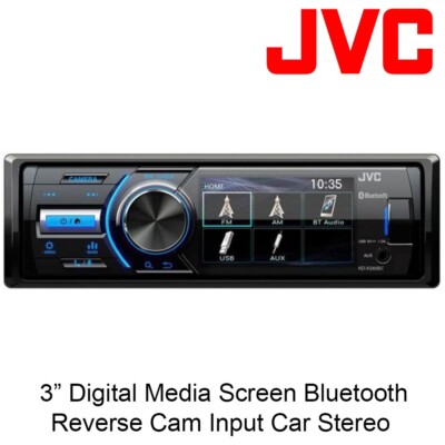 JVC KD-X560BT Mechless 3'' Bildschirm Rückfahrkamera Eingang USB AUX Autoradio