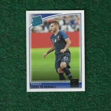 LUCAS HERNANDEZ - 2018-19 DONRUSS SOCCER RATED ROOKIE CARD # 190 - BAYERN MUNICH. rookie card picture