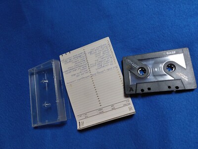 BASF CHROME SUPER II 90, Kassette, Bespielt, Löschlaschen intakt.