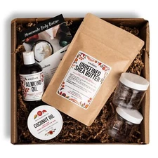 Body Butter Making Kit - DIY Raw Shea Butter, Oils & Tutorial