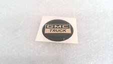 Gmc Truck Domed Sticker Blackgold 2 Mm X 1.1 Lot Of 2