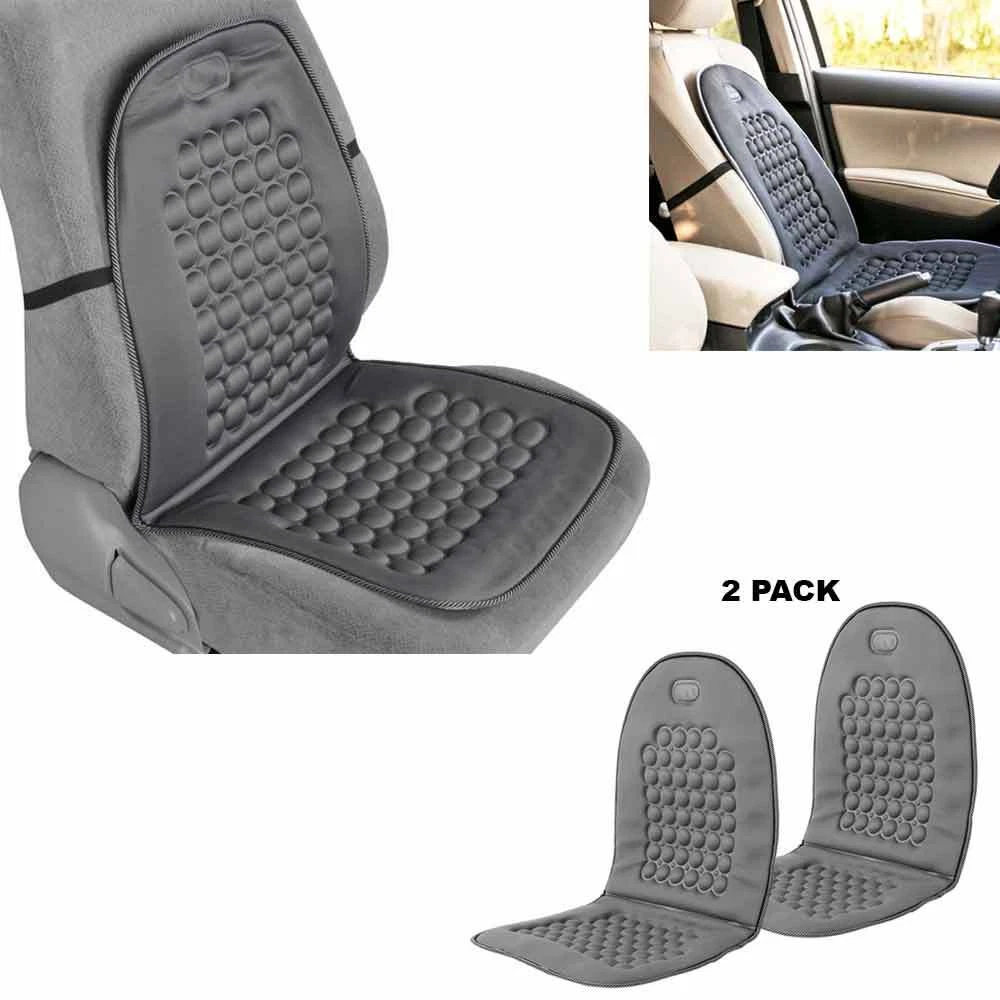 2 Pack Magnetic Bubble Seat Cushion Protector Cover Car Seat Home Office  Massage