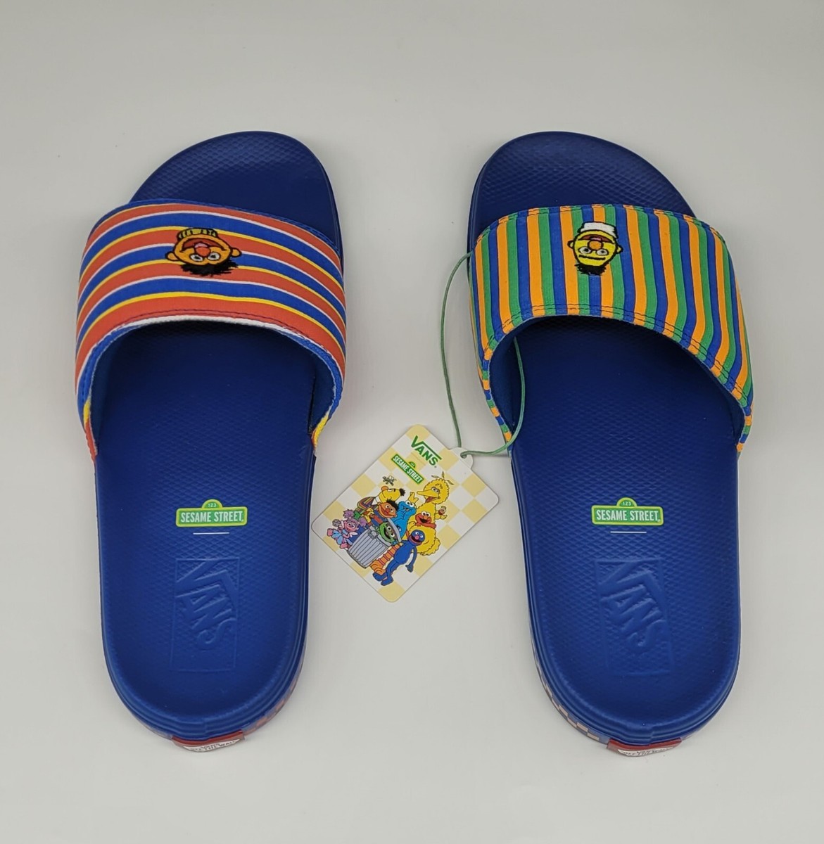 Vans x Sesame Street Bert & Ernie La Costa Slides | eBay display picture 2