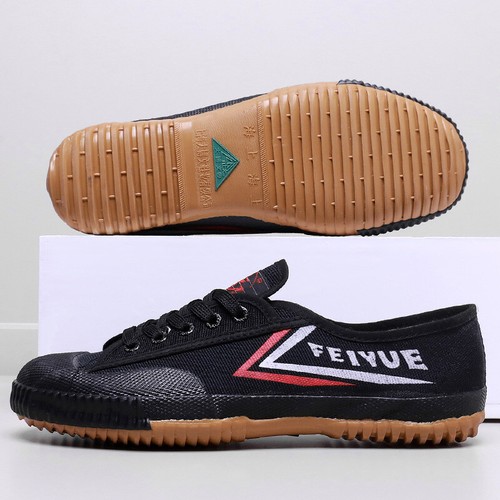 Canvas Weiß Schuhe Sneaker Schwarz Chi Kung Wushu Feiyue Kampfkunst Tai für Fu - - Bild 5 von 10