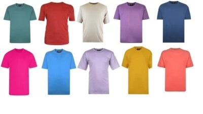 Espionage Homme Grande Taille Coton Peigné T-Shirt Taille 2XL - 8XL, 13 Couleurs - Photo 1/4