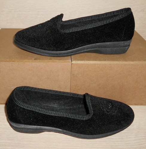 SCARPE PANTOFOLE BABBUCCE MOCASSINI DONNA NERO TAGLIA 41 ZEPPA GOMMA  ANTISCIVOLO | eBay