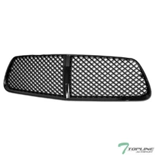 Topline For 2011-2014 Dodge Charger Mesh Front Hood Bumper Grill Grille - Black