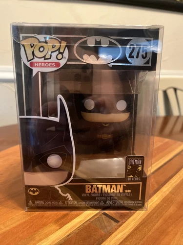 Funko Pop! Vinyl: DC Comics - Batman (1989) #275 DC Batman 80 Years W/Protector