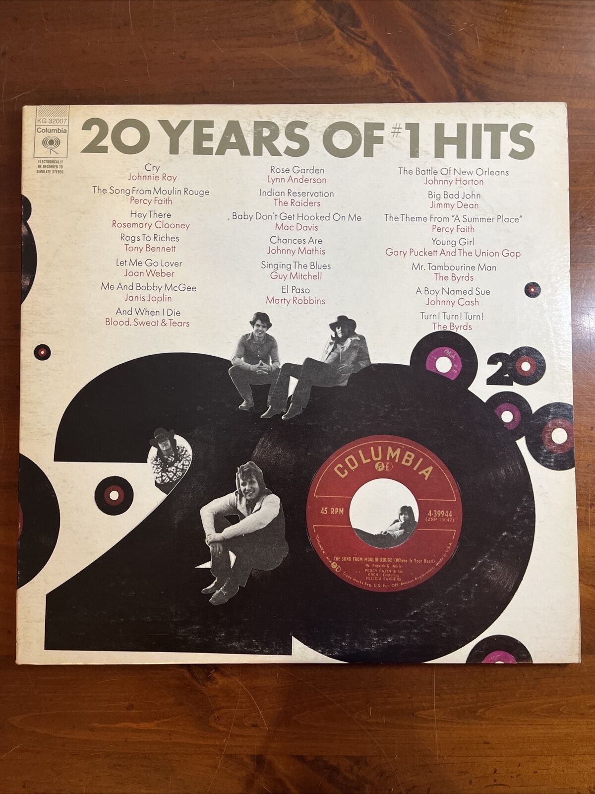 20 Years Of #1 Hits vinyl LP Columbia records KG 32007 1972 Gatefold ￼